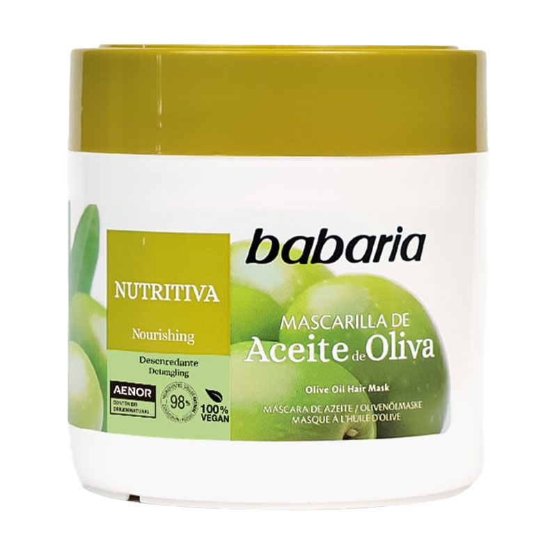 Маска для волосся Babaria Detangling Hair Mask With Olive Oil з оливковою олією, 400 мл